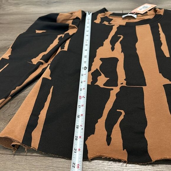 CROSBY By Mollie Burch Bixby Sweater Cotswold Black Brown Size‎ Medium - Picture 8 of 10